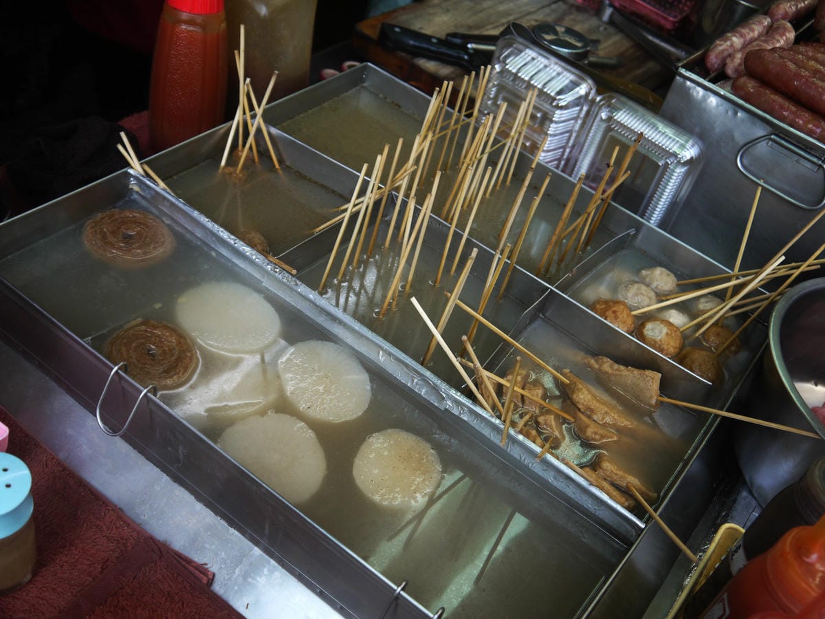 興中夜市大腸香腸蔥抓餅 興中夜市大腸香腸蔥抓餅