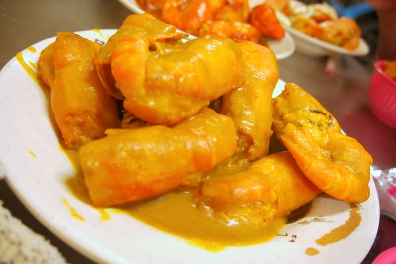 58度毅泰國蝦料理