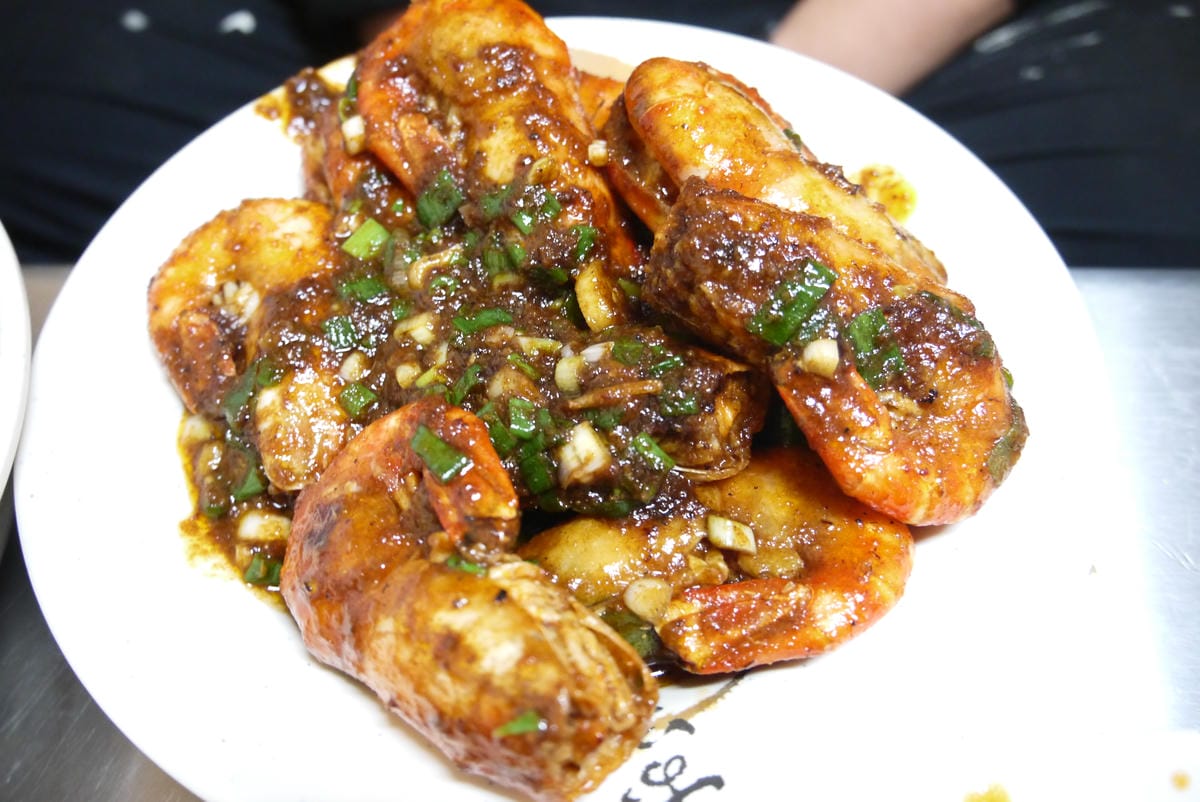 58度毅泰國蝦料理